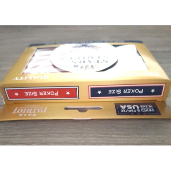 2 Deck Pk  Patriot Playing Card Co Premium American Flag Patriotic Stars Stripes - Picture 6 of 10